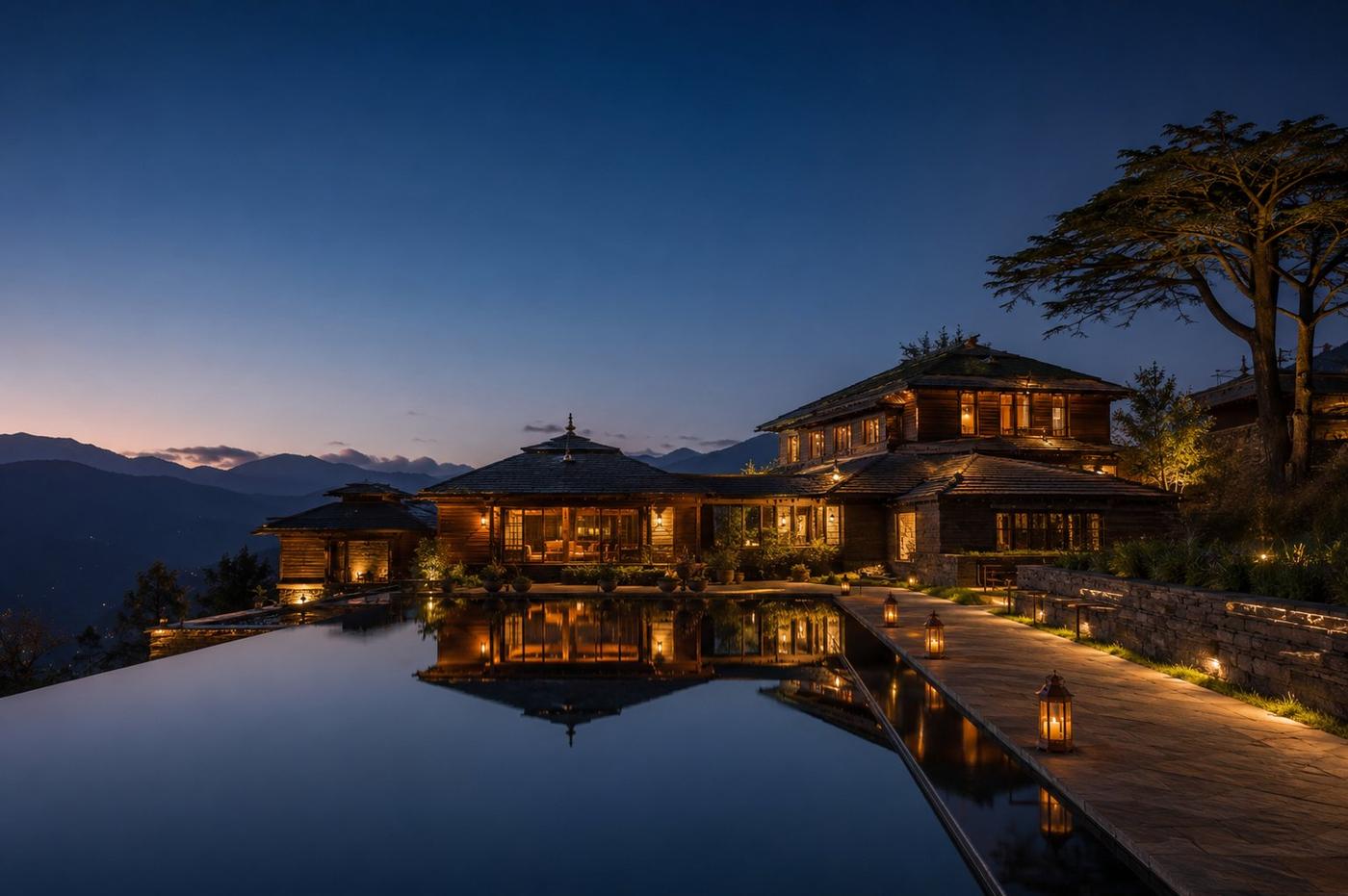 Luxury 5-star mountain resort Nepal