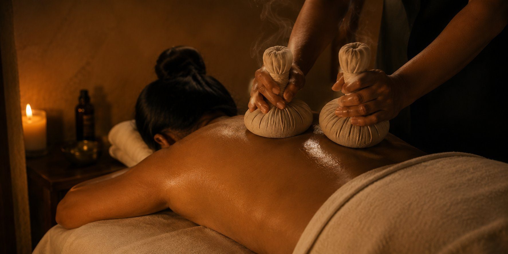 Potli herbal poultice therapy